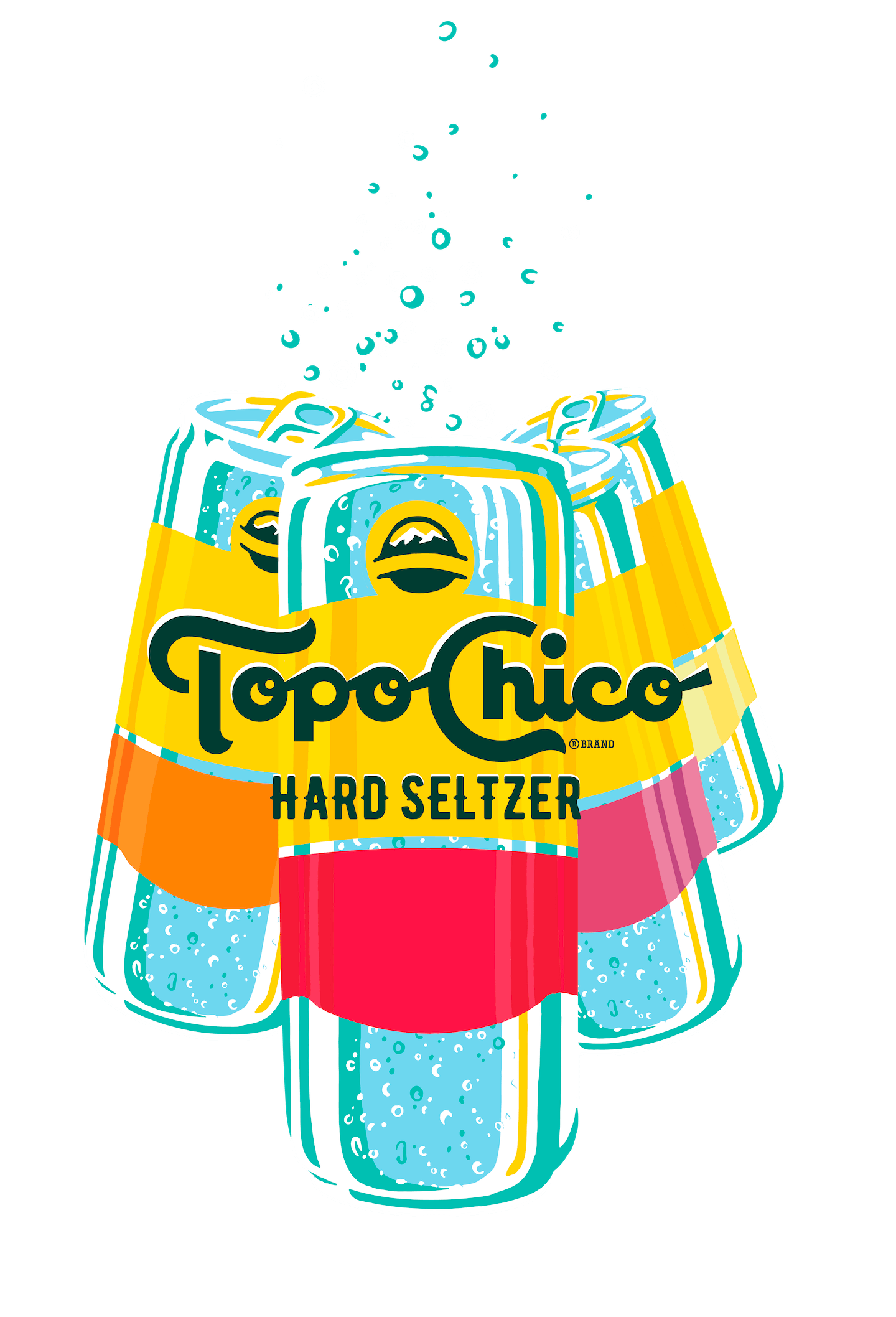 Topo Chico Hard Seltzer cans